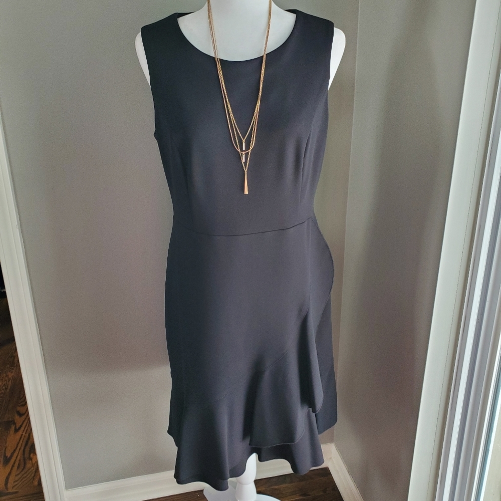 NWT Tommy Hilfiger Sleeveless Ruffle Hem Dress